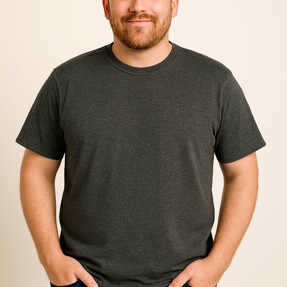 Vintage Lee Triblend Tee Shirt Short Sleeve Crew Neck Heathered Black Size XL - Picture 1 of 10